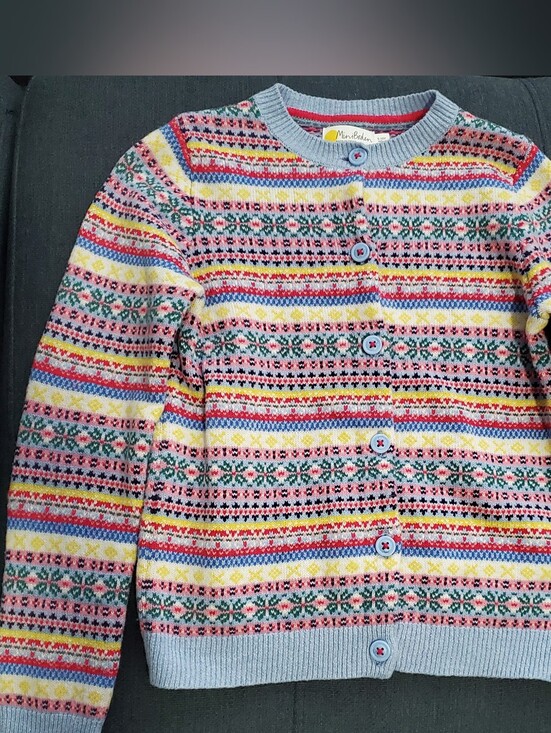 Mini Boden Other - Mini Boden Fair Isle Cardigan 9-10